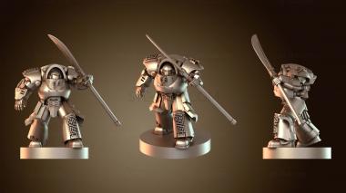 3D модель Белые Шрамы Эбеновый Кешиг Решительный (STL)