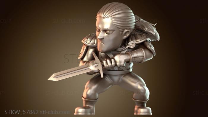 Military Ведьмак Чиби Грим