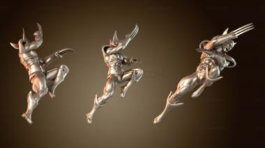 3D модель РОСОМАХА Свирепый (STL)