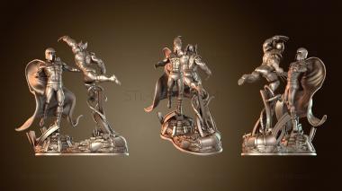 3D модель Росомаха против Магнето (STL)