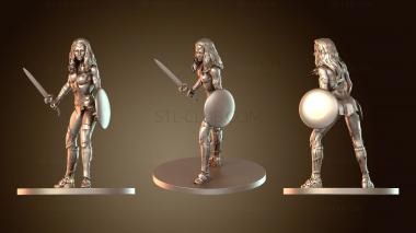 3D модель Фигурка Чудо-женщины (STL)