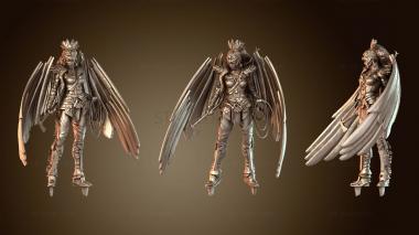 3D модель Мини Чудо-женщина с крыльями (STL)