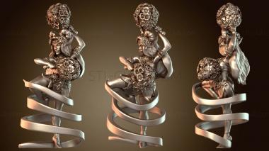 3D модель Лесные эльфы - воодушевлённые чирлидеры (STL)