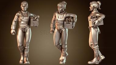 3D модель Рабочий (STL)