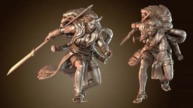 3D модель Ямауба Охотница (STL)