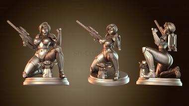 3D модель Девушка-Йода Сабина и малыш V (STL)