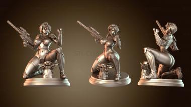 3D модель Девушка-Йода Сабина и малышка VX (STL)