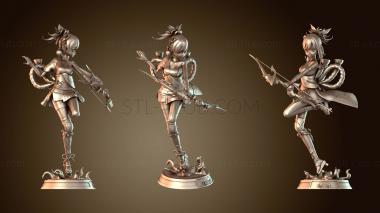 3D модель Yoimiya Genshin Impact Back (STL)