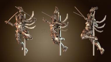 3D модель Коты-фанатики, задние ноги, средние (STL)