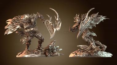 3D модель Живая броня лесного эльфа Кайвы из Пакта (STL)