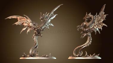 3D модель Кх Ларрх, дракон хаоса, не А (STL)