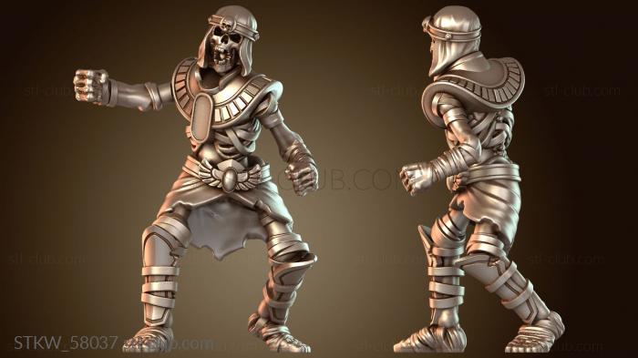 Military Скелет Кхемри h Призрачный