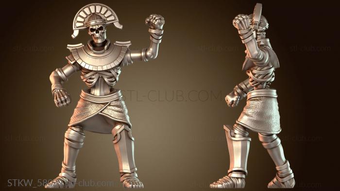 Military Khemri Skeleton y Yawning