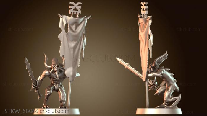 Military Знамя кровавой буквы Кхорна