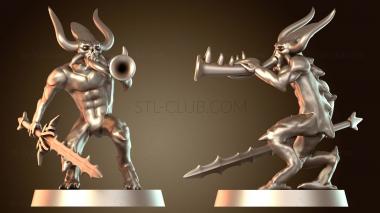 3D модель Рог кровавой буквы Кхорна (STL)