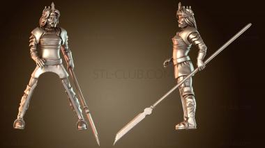 3D модель Всадники на оленьих лошадях Кхра Грим (STL)