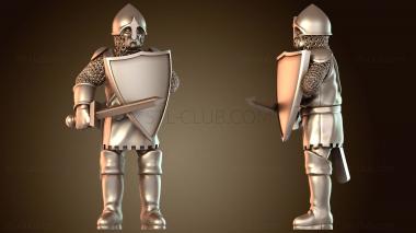 3D модель Доблестные мечники Кхра (STL)