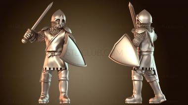 3D модель Мечники Хра Ксениал (STL)