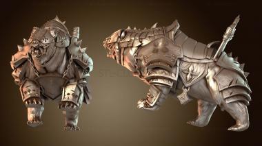 3D модель Броня короля-медведя (STL)