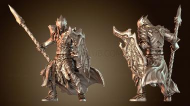 3D модель Свирепые копейщики короля Дралфара (STL)