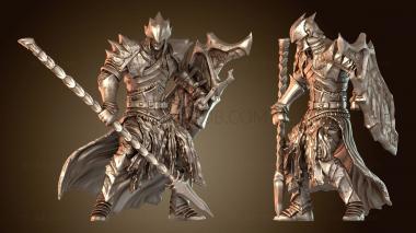 3D модель Копейщики короля Дралфара Героические (STL)