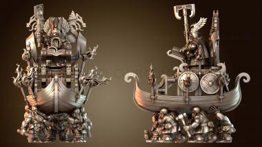 3D модель КОРОЛЬ ГНОМ НА ТРОНЕ БУХГАЛТЕР (STL)