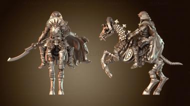 3D модель Король на королевском коне (STL)