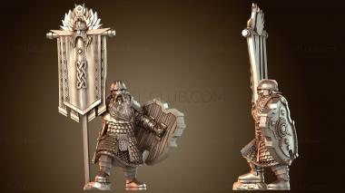 3D модель Чемпион королевства, гном и чемпион знаменосцев (STL)