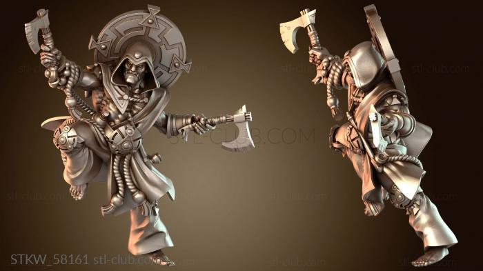 Орк-мужчина-монах из Королевства Эквитания