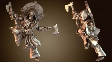 3D модель Орк-мужчина-монах из Королевства Эквитания (STL)