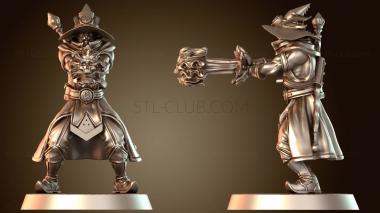 3D модель Боевой маг Королевской гвардии, мужчина (STL)