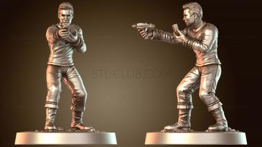 3D модель Кирк TOS Легендарный (STL)