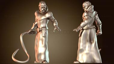 3D модель Клатуниан и боевая собака Доу Храбрый (STL)