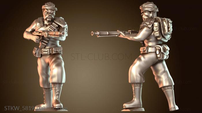 Military Клатуниан и собачья война Доу Безжалостный