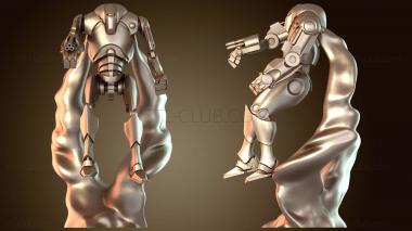 3D модель Клатуниан и летающий BFC Skybound (STL)