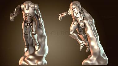 3D модель Клатуниан и летающий BFC Грим (STL)