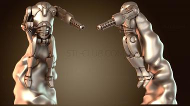 3D модель Клатуниан и летающий BFC Havoc (STL)