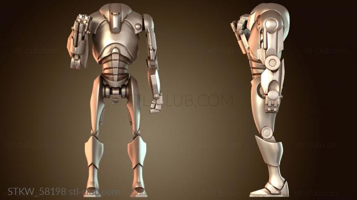 Military Клатунианец и ходячая стойка внимания