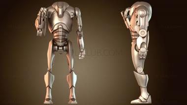 3D модель Клатунианец и ходячая стойка внимания (STL)