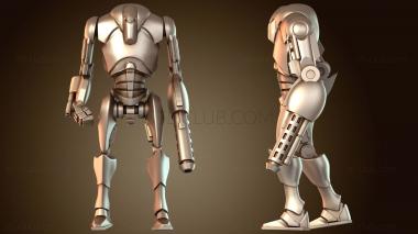 3D модель Клатунианская и ходячая поза бха (STL)