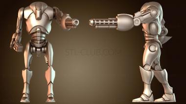 3D модель Клатуниан и ходячая стрельба из BHA (STL)