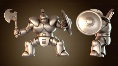 3D модель Рыцарская нога (STL)