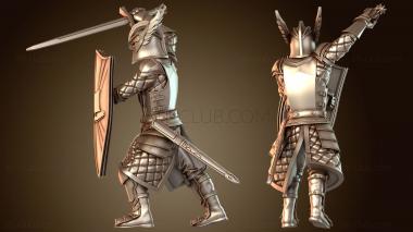 3D модель Музыкант Knight Foot (STL)