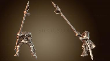 3D модель Рыцарь Галлия Баннерман (STL)