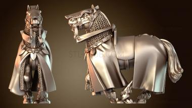 3D модель Рыцарь Галлийской конной гвардии (STL)