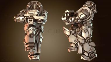 3D модель Рыцарь в железном шлеме (STL)