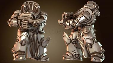 3D модель Рыцарь в шлеме герольд (STL)