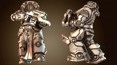 3D модель Рыцарь в шлеме (STL)