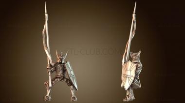 3D модель Рыцарь на коне (STL)