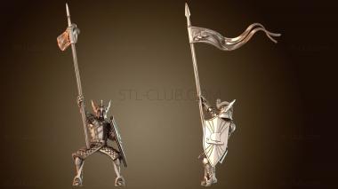 3D модель Рыцарь-знаменосец (STL)